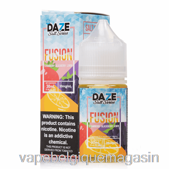 Vape Shop Bruxelles Fraise Glacée Mûre Citron - 7 Daze Fusion Salt - 30ml 30mg